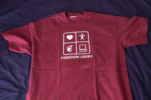 FOSDEM 2009: GNOME Shirt