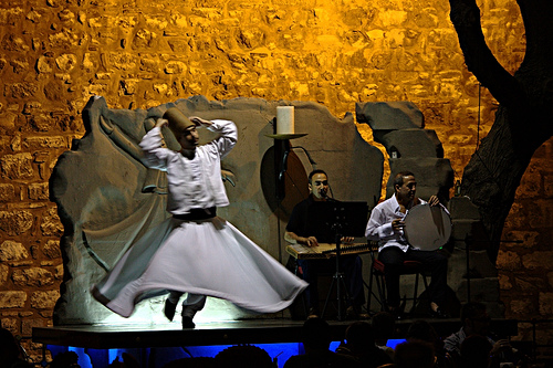 A spinning dervish